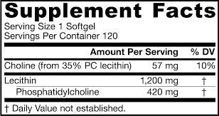 Mega PC-35 (lécithine) 120 capsules de gel
