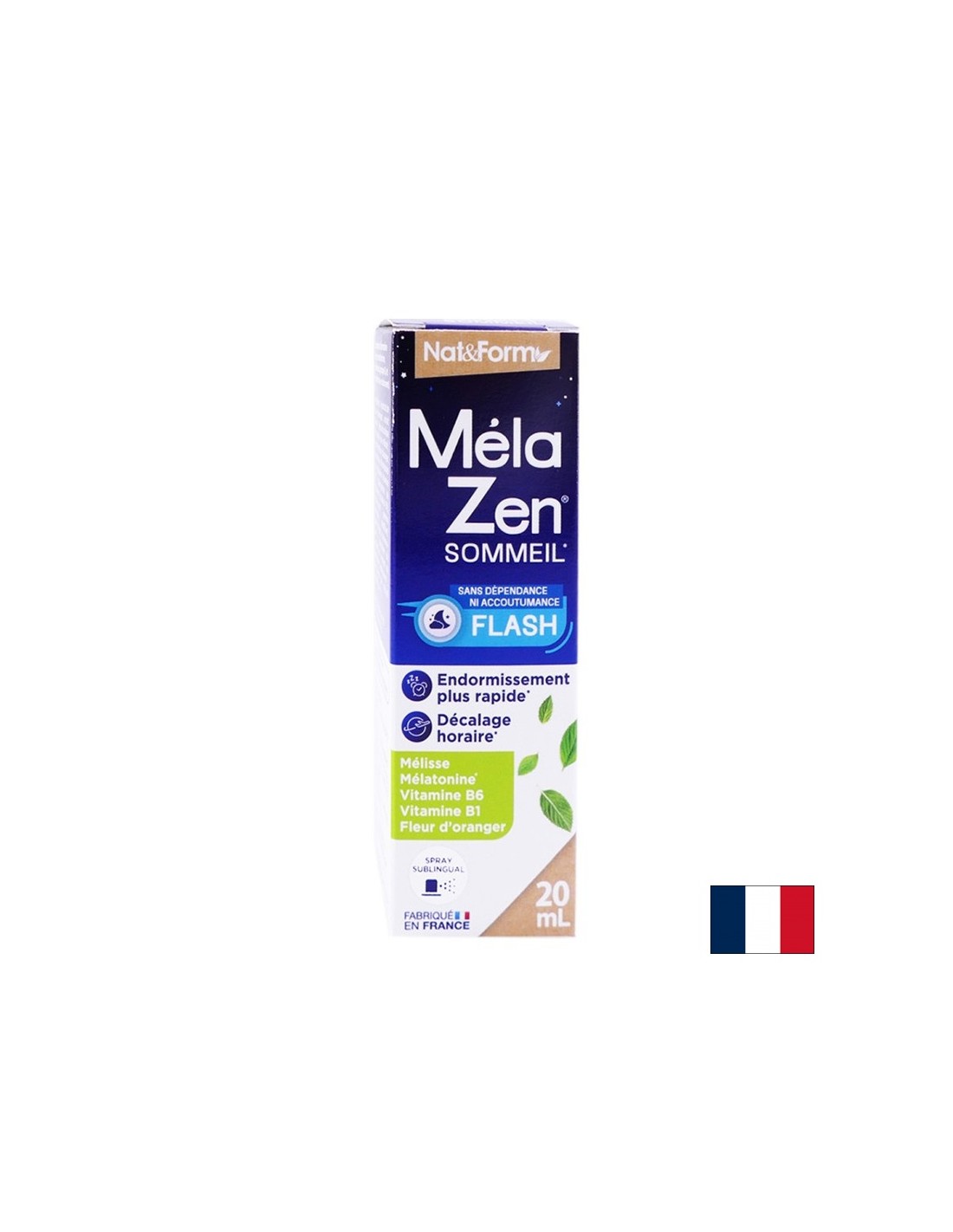 Spray de sommeil Melazen® avec de la mélatonine, du baume de citronne