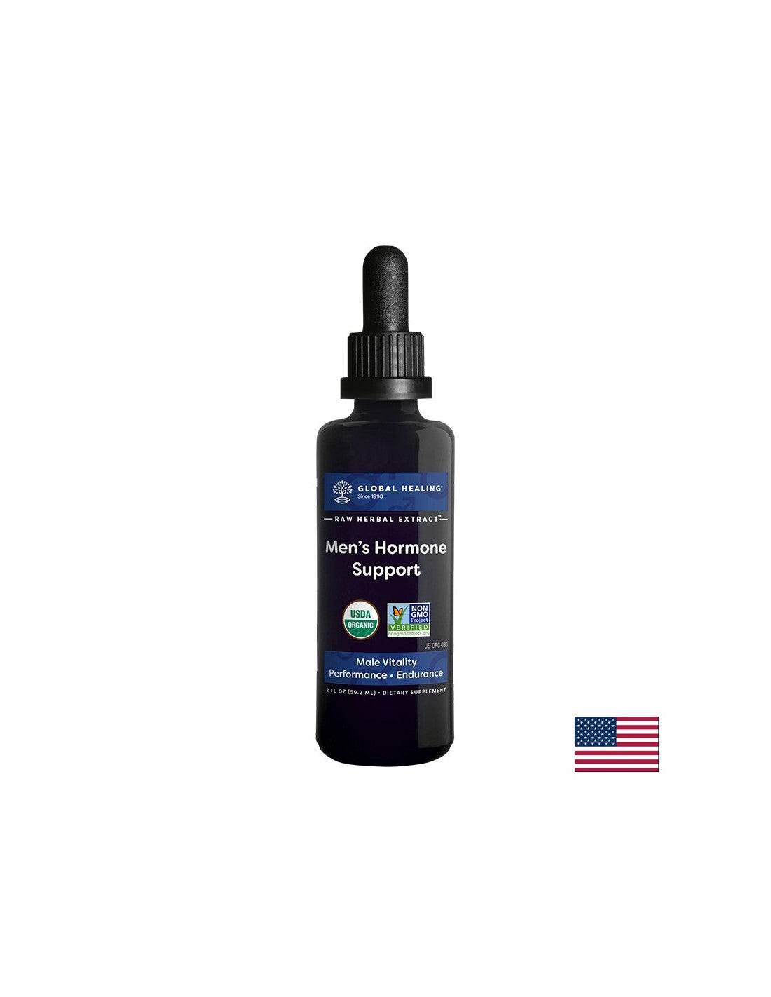 Support hormonal pour hommes, 59,2 ml