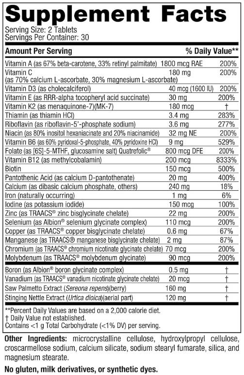 Multivitamin Multivitamin Extra Force - 60 comprimés