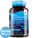 Multivitamines et minéraux masculins 180 comprimés végétaliens