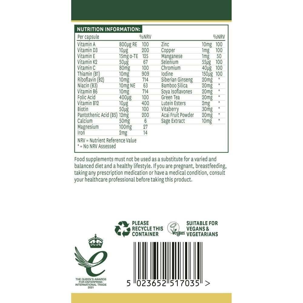 Complexe de ménopause (formule de support de ménopause) 30 capsules natures