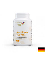 Méthionine/méthionine 500 mg, 120 capsules vita-monde
