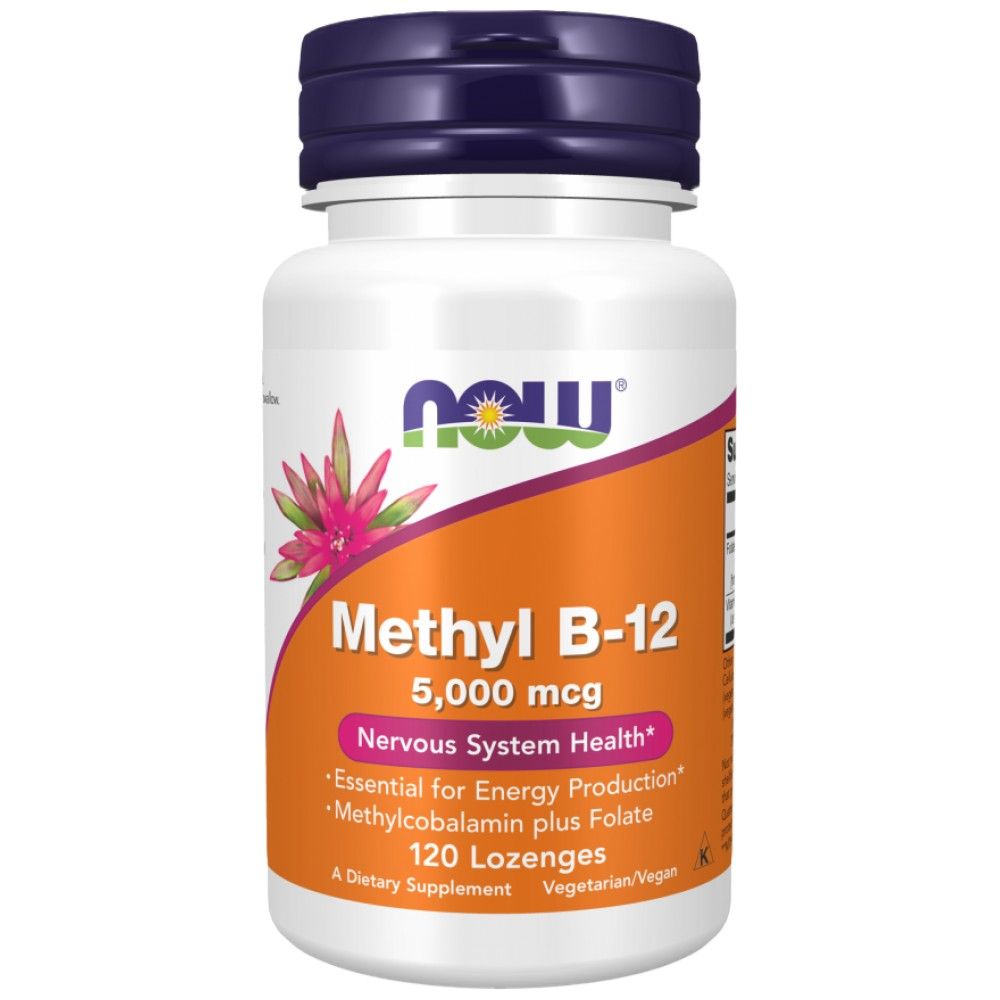 Méthyl B-12 5000 MCG | avec l'acide folique Quatrefolic® - 120 comprimés sublinguaux