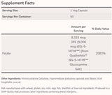 Folie méthyle 5000 mcg - 50 capsules