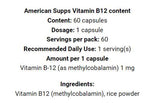 Vitamine méthylique B12 1000 mcg - 60 capsules