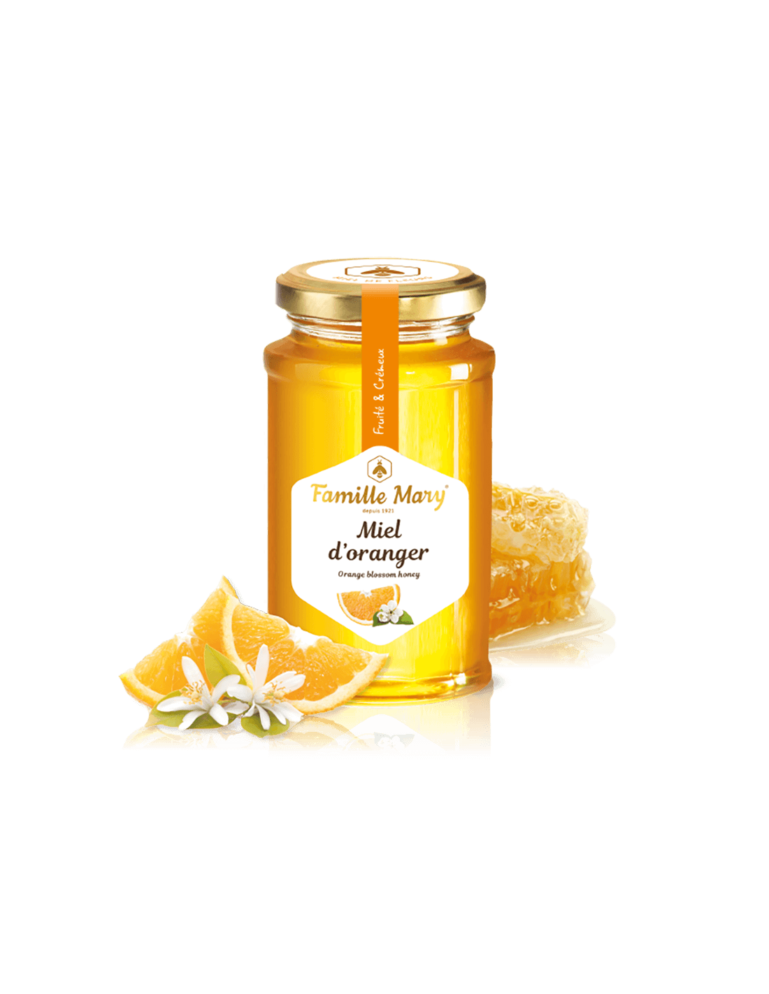 Miel d 'Oranger des Vergers de Valence/Orange Blossom Honey (Valencia, Espagne), 360 G Famille Mary