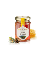 Miellat du Cantal/Honey d'abeille (miellat) des aiguilles de pin, 230 G Famille Mary