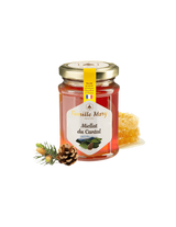 Miellat du Cantal/Honey d'abeille (miellat) des aiguilles de pin, 230 G Famille Mary