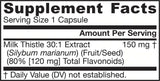 Milk Thistle 150 mg | Extrait normalisé 30: 1 - 100 capsules