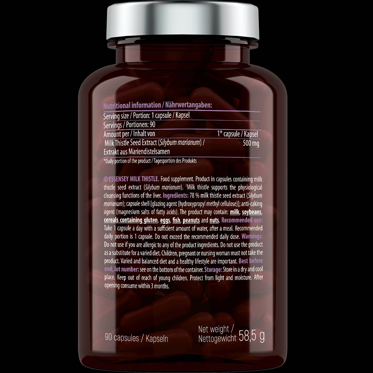 Milk chardon 500 mg - 90 capsules