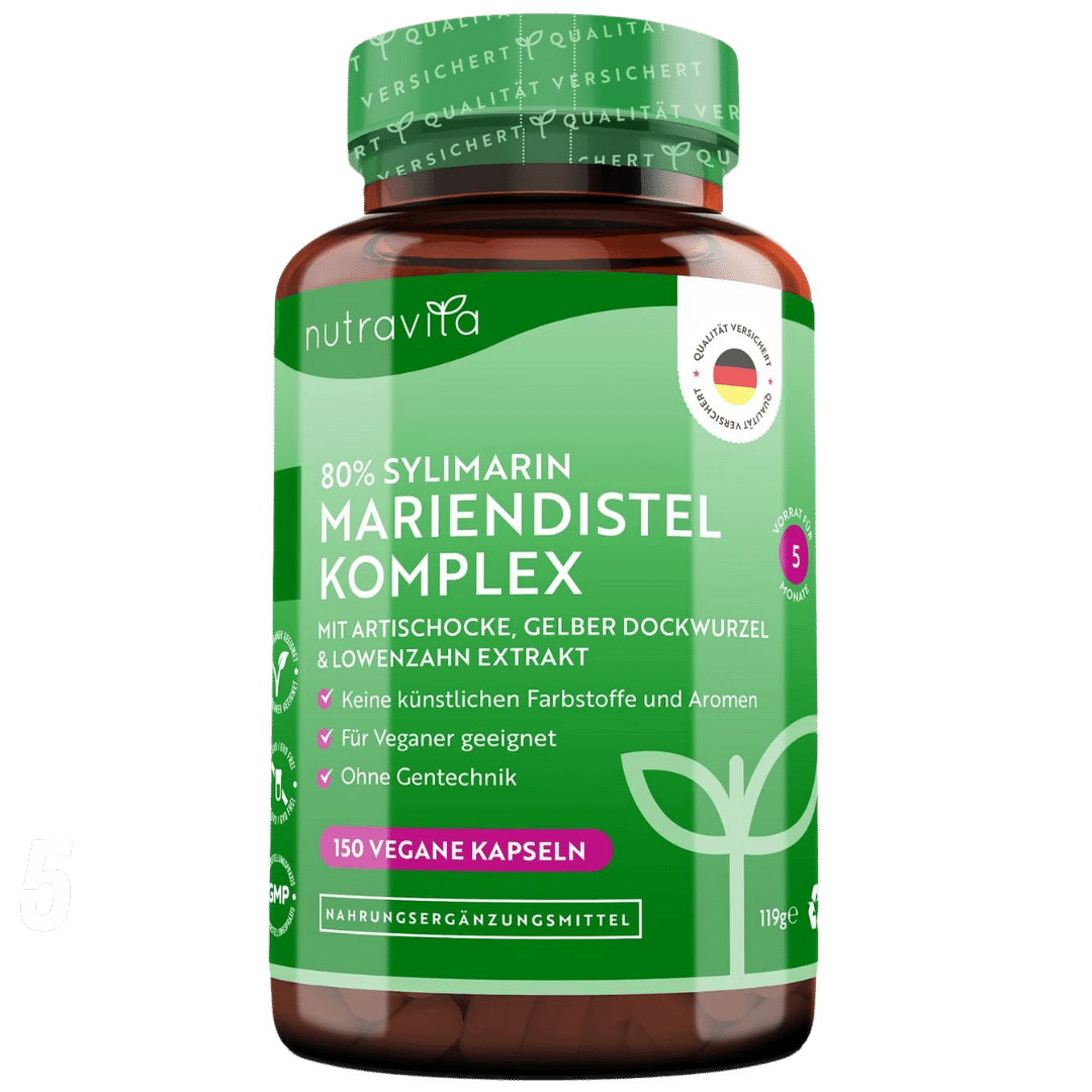 Complexe de chardon-Marie (80 % de silymarine) - 150 gélules <tc>Nutravita</tc>