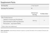 Extrait de chardon-lait 750 mg - 90 capsules