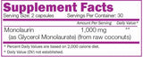 Monolaurin 1000 mg - 60 capsules