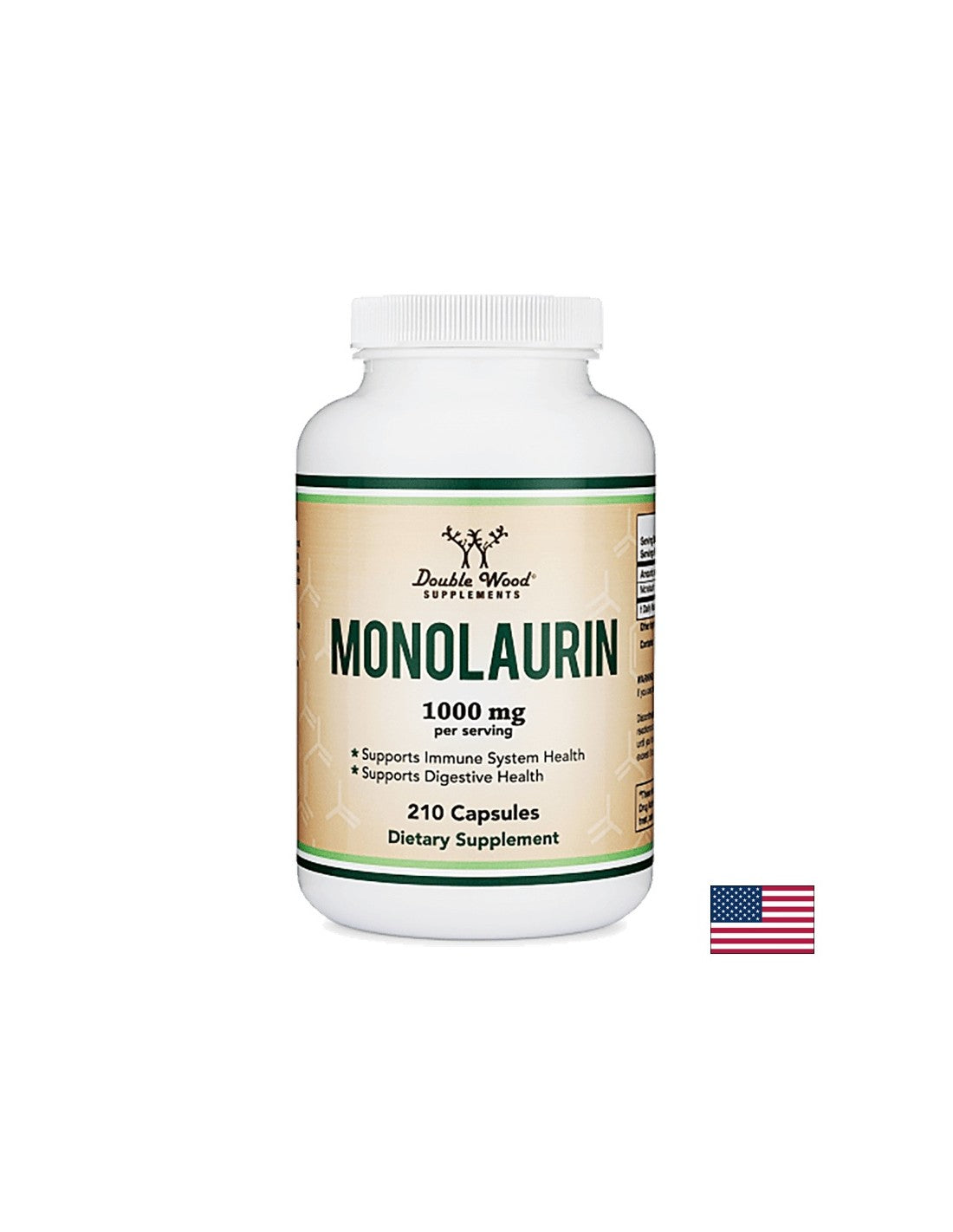 Monolaurine, 210 gélules <tc>Double Wood</tc>