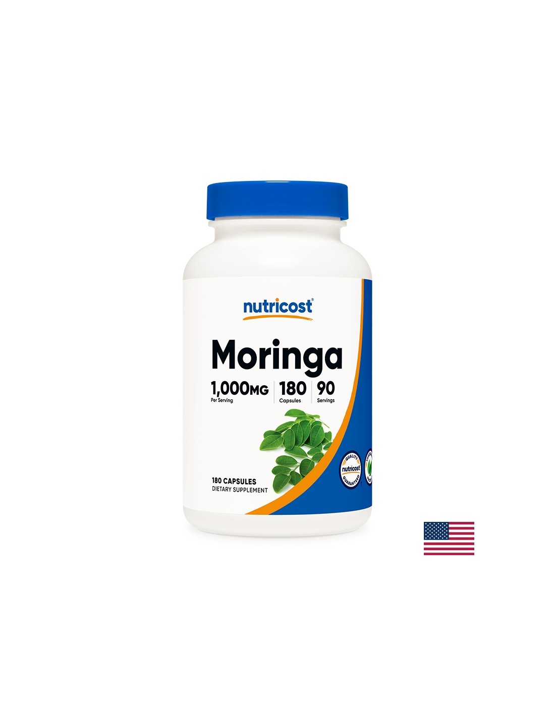 Antioxydant - Moringa, 180 <tc>Nutricost</tc> capsules