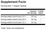 Moringa oleifera 501 mg - 60 capsules