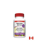 MOVEEASE ™ TRIPLE ACTION CATRE DES JOINTS - TRIPLE JOPINE SATENCE AVEC COLLAGEN, BORON ET ACID HYAURONIQUE, 75 CAPLETS