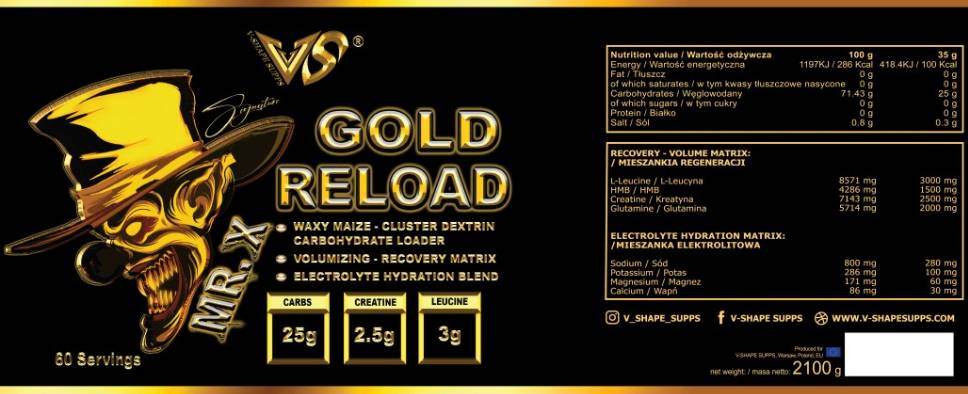 Mr. X Gold Rechargement - 2100 grammes