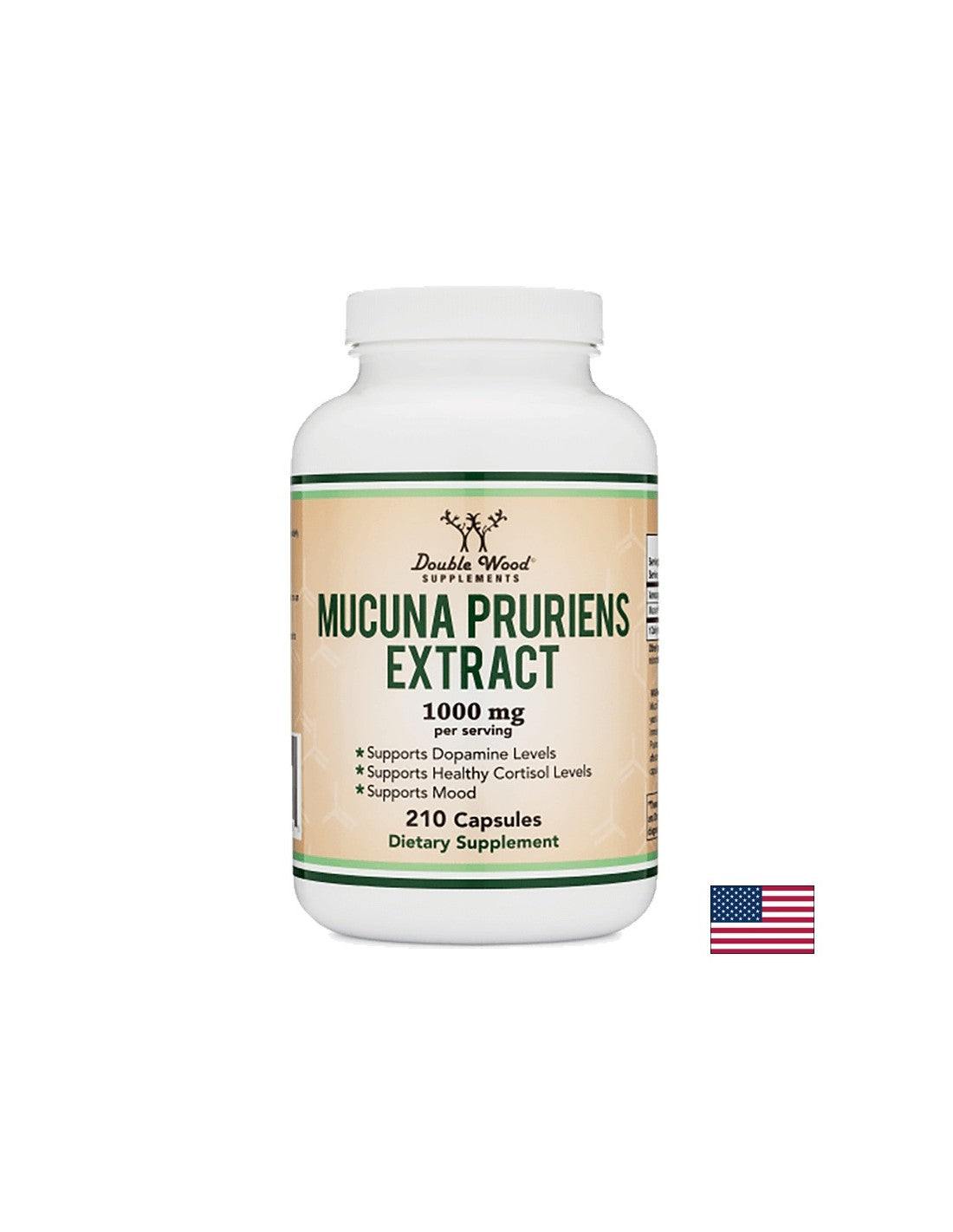 Extrait de Mucuna pruriens, 210 gélules <tc>Double Wood</tc>