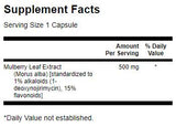 Extrait de feuilles de mûrier 60 capsules