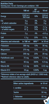 Boisson hypotonique multi-hypotonique 1000 ml.
