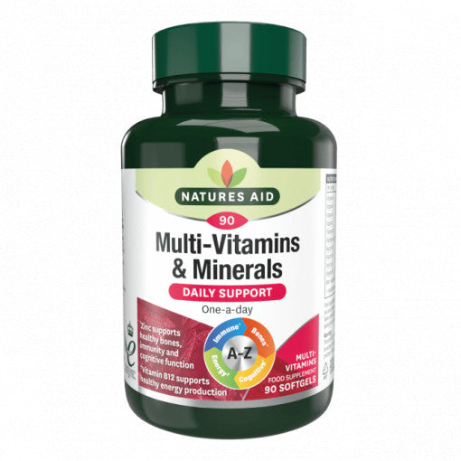Multi-vitamines et minéraux (multi-vitamines et minéraux) 90 softgels naturesaid