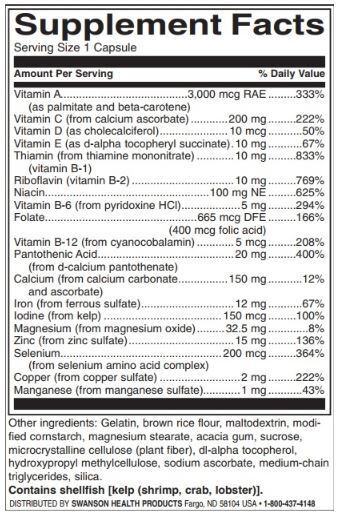 Multi et minéral | Tous les jours - 100 capsules