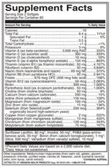 Multi sans fer | Puissance élevée - 120 capsules de gel