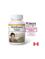 Multivitamines et minéraux pour femmes MultiFactors, 90 capsules V <tc>Natural Factors</tc>