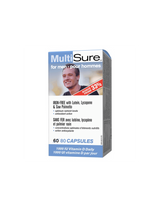 MultiSure® Men/Multivitamines pour hommes (avec lutéine, lycopène et palmetto à scie), 80 capsules