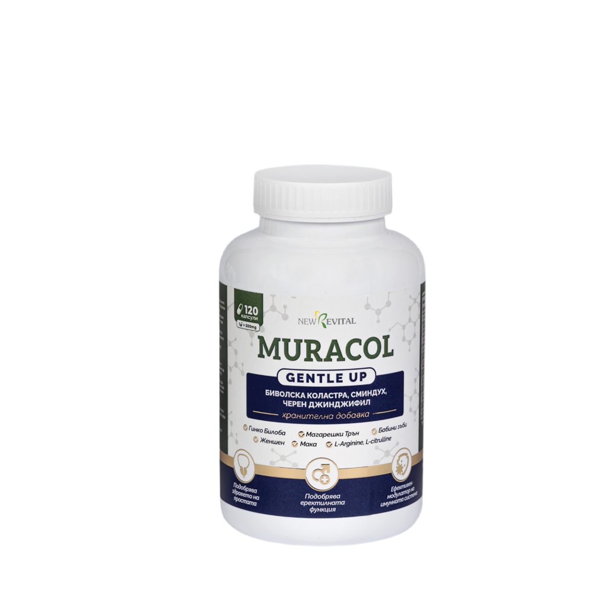 <tc>Muracol</tc> Gentle Up 120 capsules (Prostate et fonction érectile)