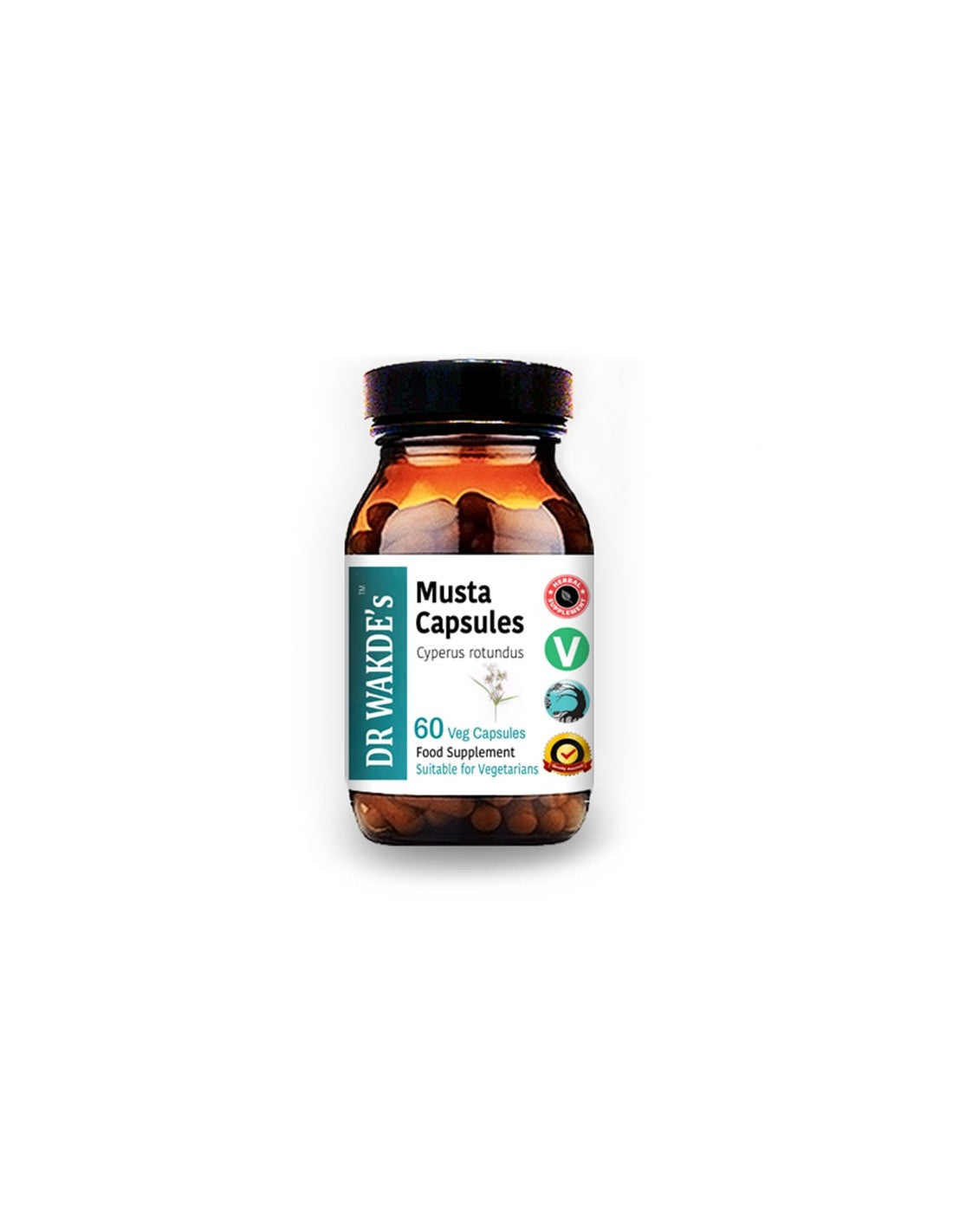 MUSTA/MUSTA AYURVEDA, 60 capsules Dr Wakde
