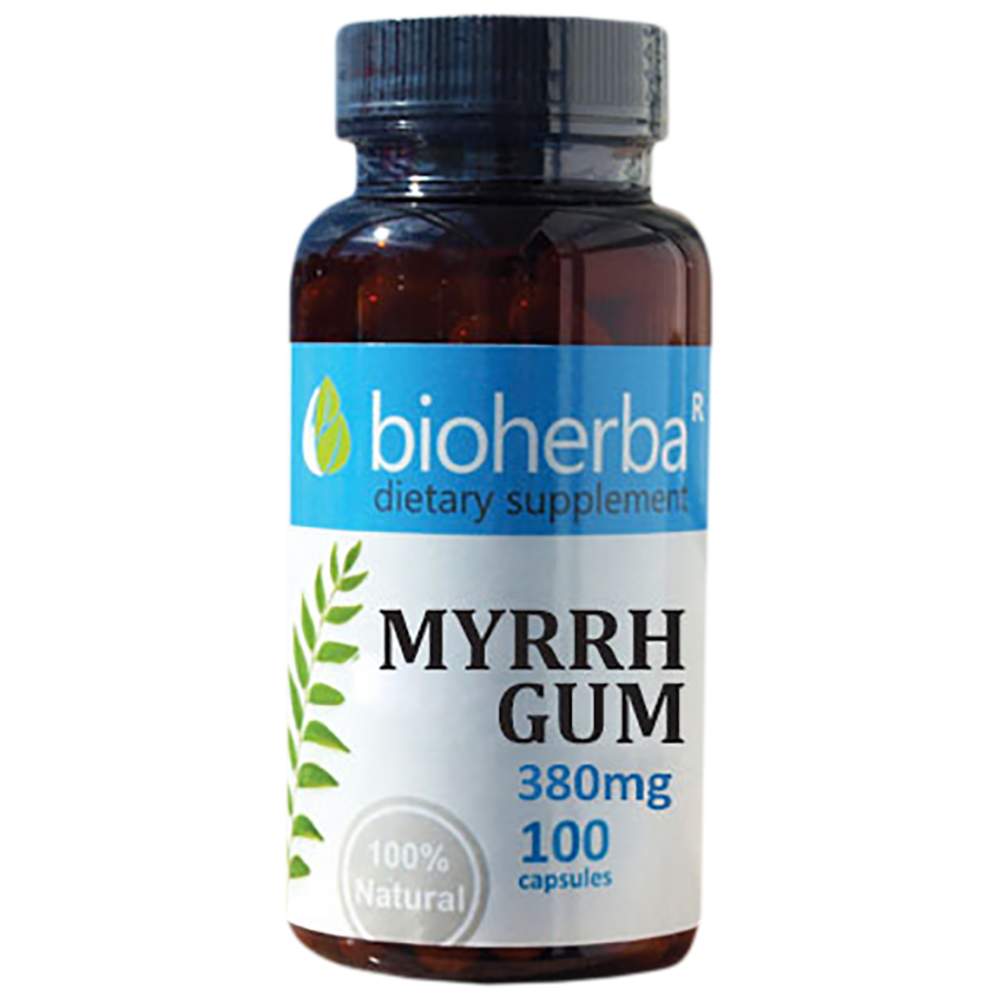Myrrhe gomme 380 mg - 100 capsules