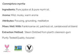Myrrhe Mélange d'huile | Commiphora myrrha - 30 ml