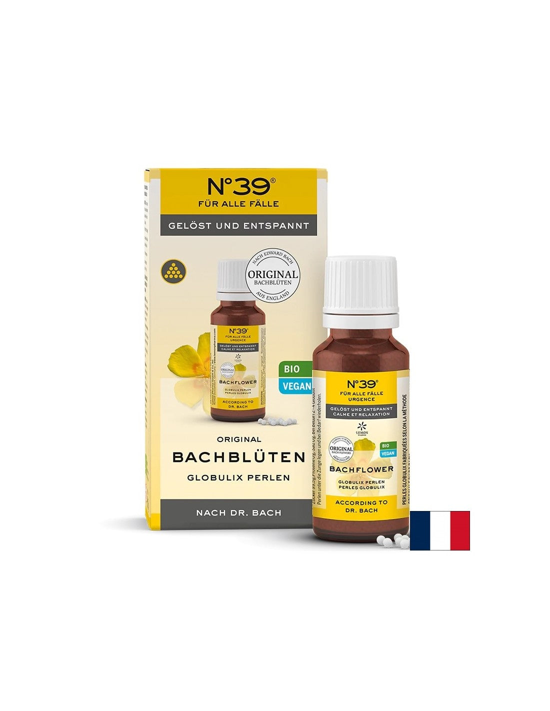 Globules du Dr Bach N°39 - Urgence, 20 g <tc>Lemon Pharma</tc>