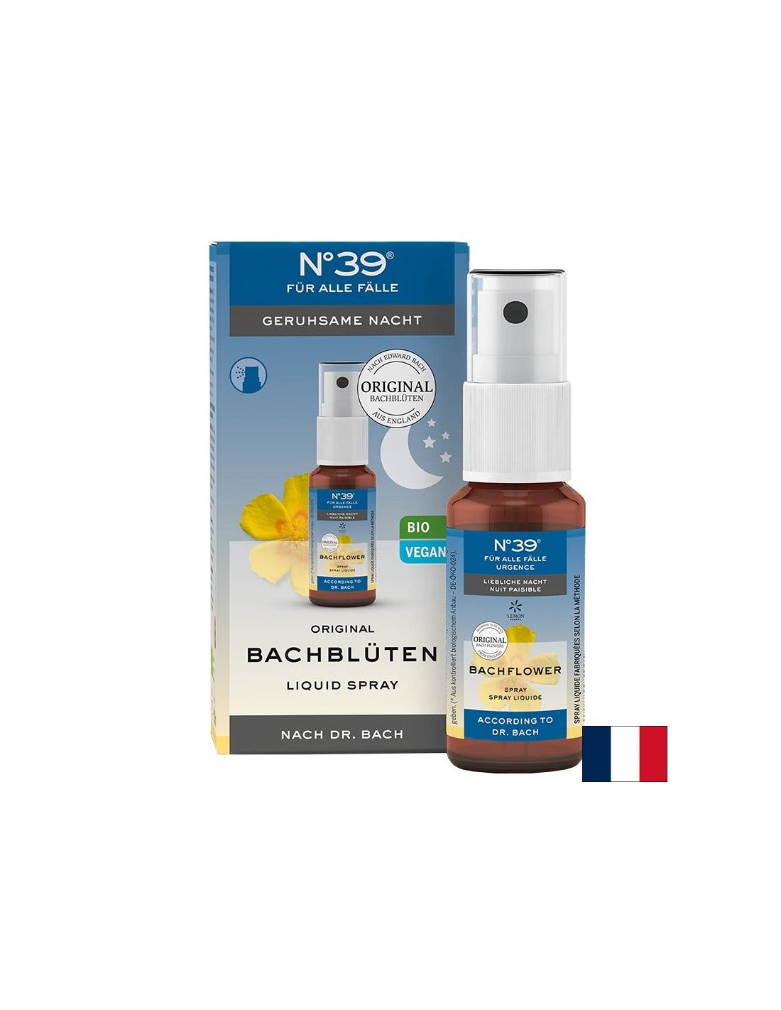 Spray Dr. Bach - N°39 Bonne Nuit de Sommeil, 20 ml <tc>Lemon Pharma</tc>