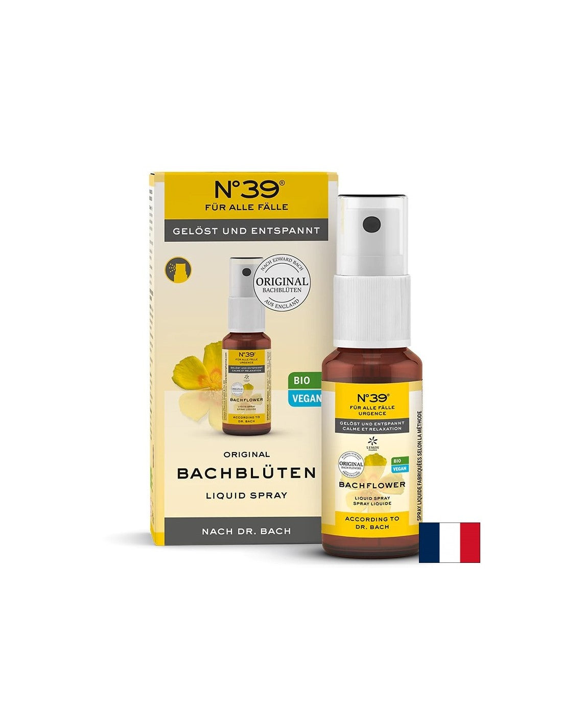 Spray Dr. Bach N°39 - Urgences pour le calme et la détente, 20 ml <tc>Lemon Pharma</tc>