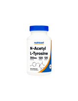 Activité nerveuse et cérébrale - N-Acétyl L-Tyrosine, 120 capsules <tc>Nutricost</tc>