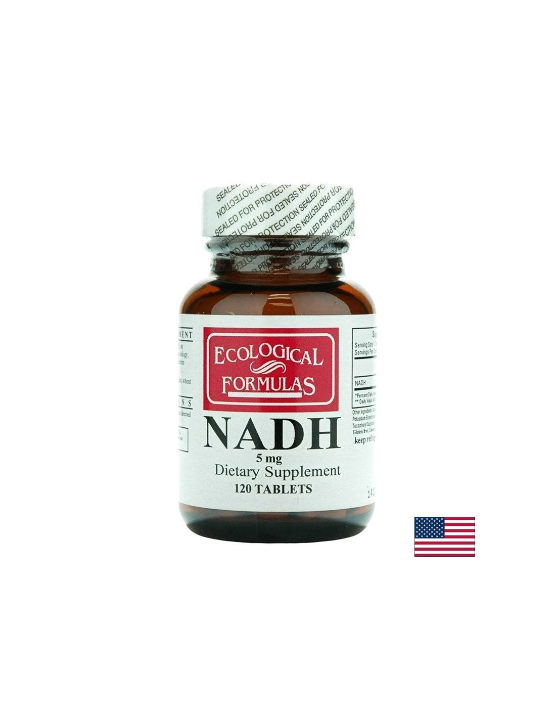 Nicotinamide adénine Dinucléotide - Nadh - Santé cellulaire, anti-agitation, 120 comprimés