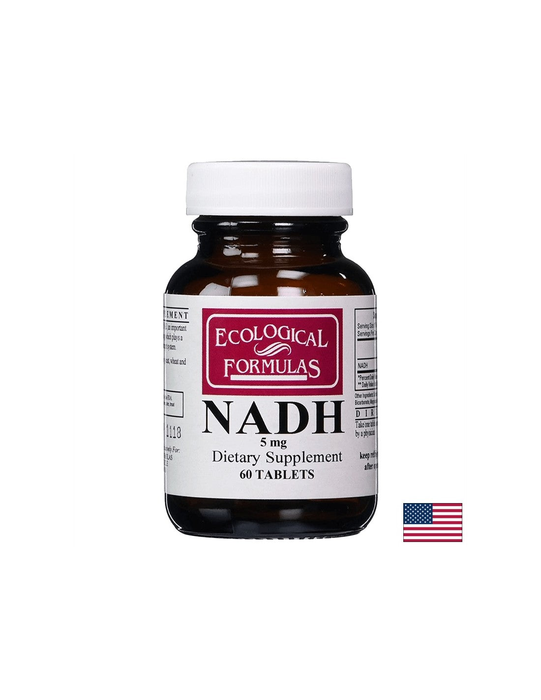 NADH (Nicotinamide adénine Dinucléotide), 60 comprimés Formules écologiques