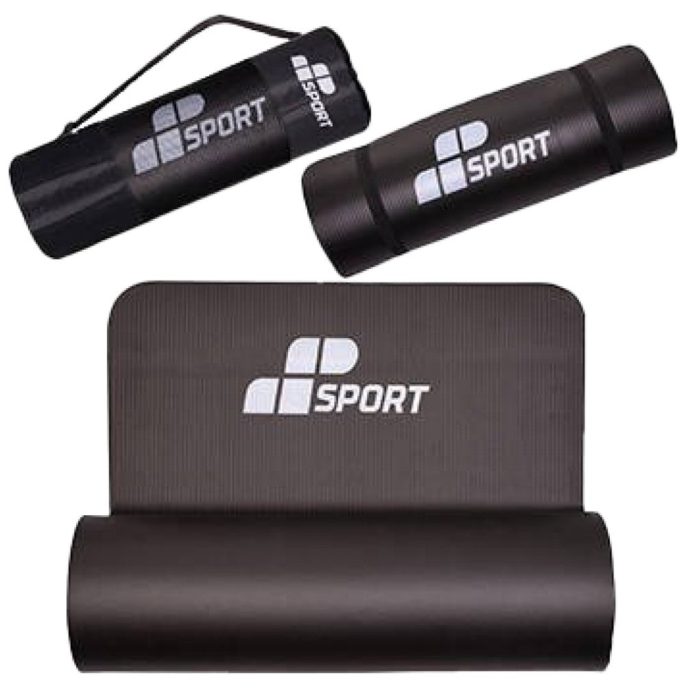 NBR Fitness Yoga Mat/tapis pour le fitness et le yoga/180 cm x 60 cm x 1,5 cm - avec sac de transport - différentes couleurs