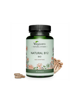 Vitamine B12 naturelle BIO de Shiitake/Vitamine B12 (à base de champignons shiitake médicinaux biologiques), 60 capsules, 100 % végétalien <tc>Vegavero</tc>