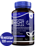 Complexe naturel pour le sommeil nocturne 120 capsules végétales. <tc>Nutravita</tc>