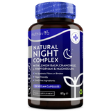 Complexe naturel pour le sommeil nocturne 120 capsules végétales. <tc>Nutravita</tc>