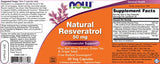Resvératrol naturel 50 mg - 60 capsules