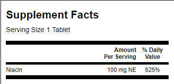 Niacine 100 mg - 250 comprimés