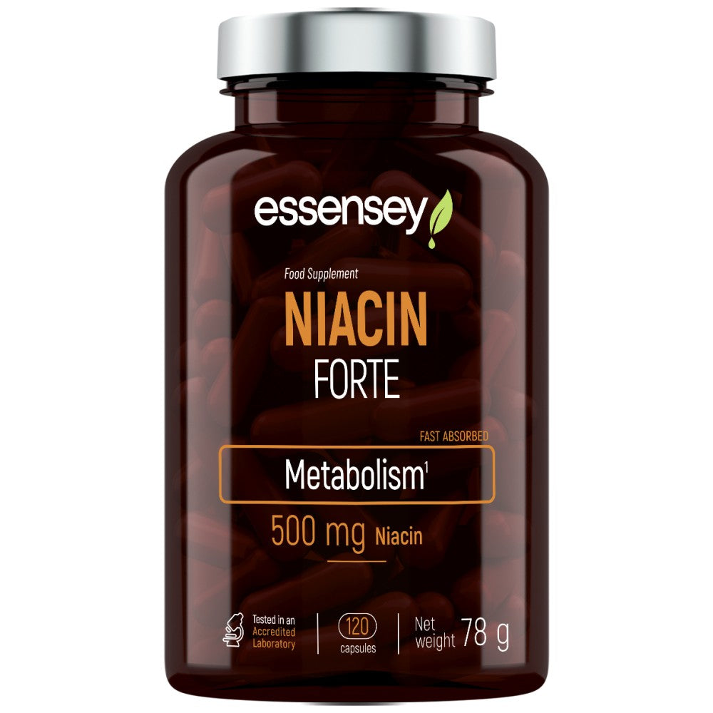 Niacin Forte 500 mg - 120 capsules