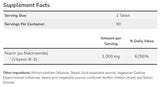 Niacinamide 1000 mg - 90 comprimés