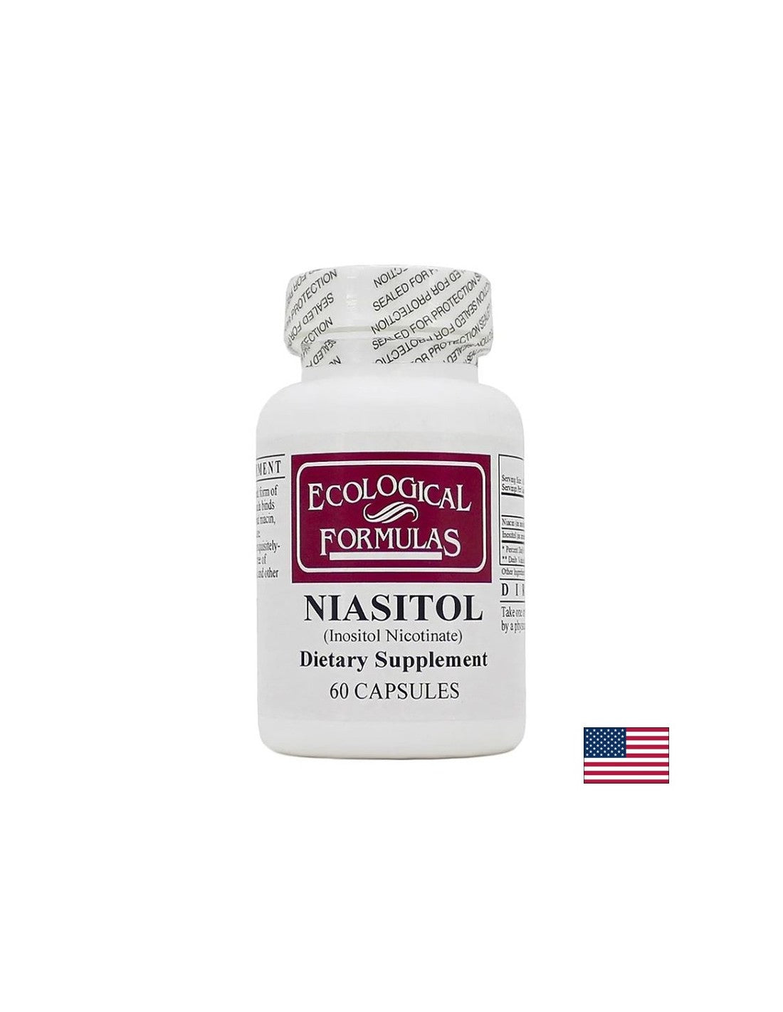 Système nerveux et santé hormonale - niasitol - niacine et inositol, 60 capsules